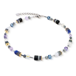 Колье Coeur de Lion Blue-Purple 3017/10-0708