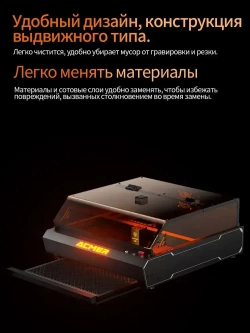 ACMER P3 48Вт лазерный гравер композитный свет диода закрыл двойную лазерную машину CNC высокоскоростной резки 400X4000mm