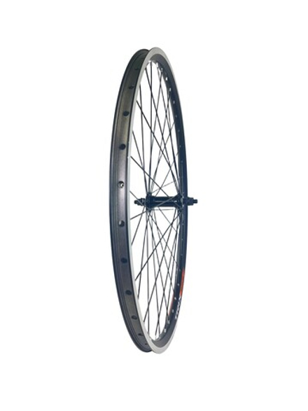 Колесо 27,5" переднее TRIX, обод алюм., V-br, гайки, черная, двойной, 36H, фрезер.