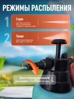 Опрыскиватель садовый ручной для ухода за растениями 2 л синий