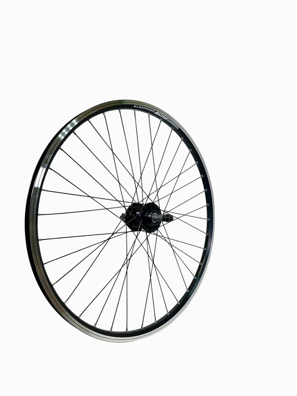 Колесо заднее 26" D ALEXRIMS трещотка эксцентрик / обод двойной алюм. черн. CNC SSE F/V 19х29 / втулка QUANDO сталь черн.