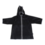 Дождевик с капюшоном, черный, рост 100 см