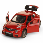 Модель ин. мет. "Nissan Juke-R 2.0" 12см, свет-звук, красный, коробка JUKE-RDS-SL (Технопарк)