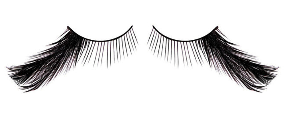 Ресницы черные перья (Цвет: черный)