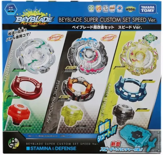 Набор волчков Beyblade Super Custom Set Speed Ver. B65 от Takara Tomy