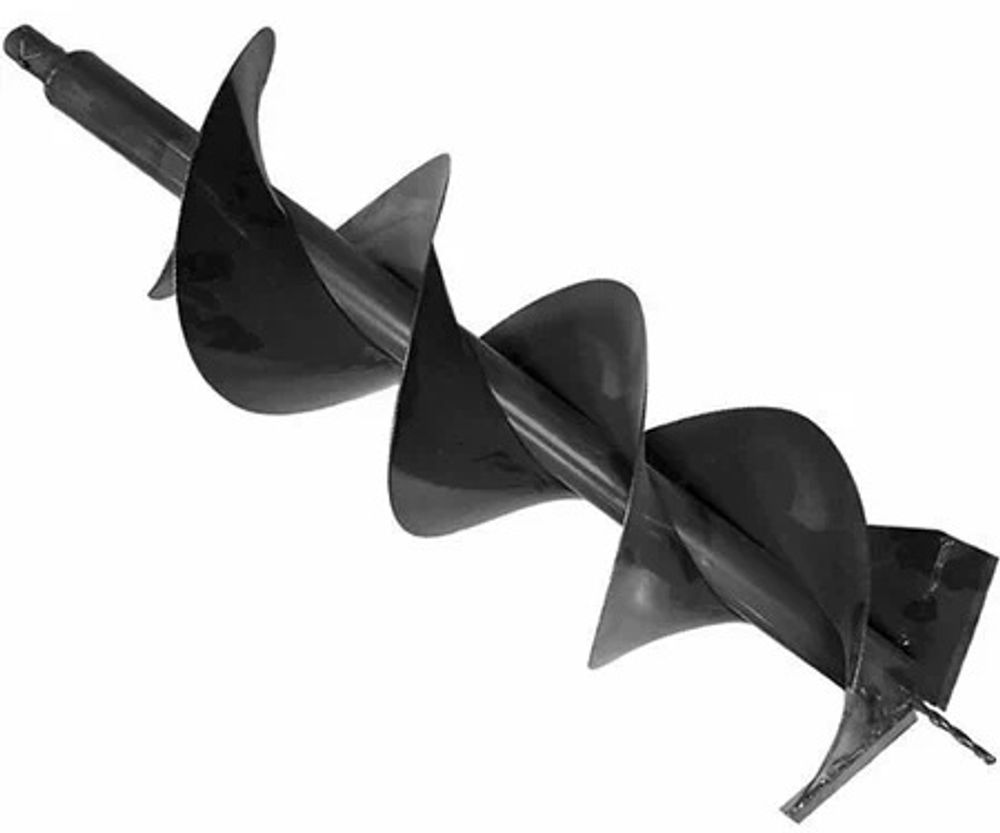 Шнек для грунта Carver GDB-250/2 двухзаходный (d=20-мм, D=250мм, L=80мм)