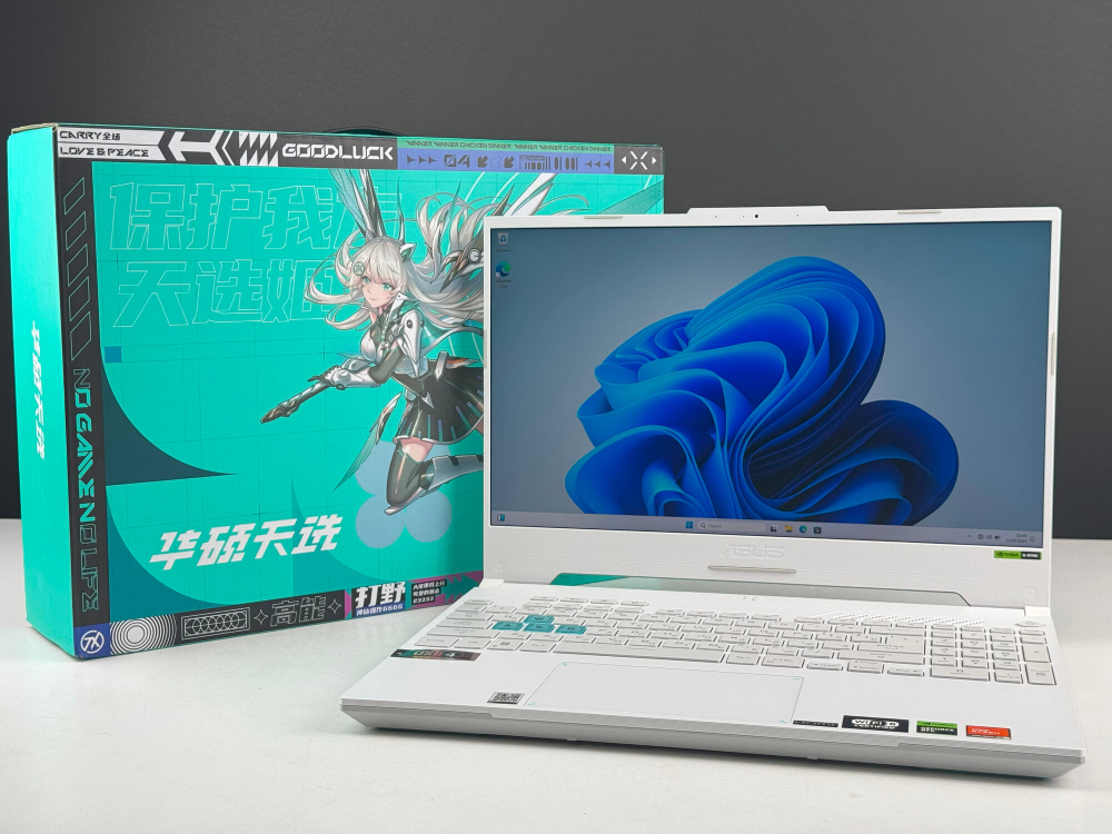 Игровой ноутбук ASUS TUF 4 (Tianxuan 4) FA507, R9-7940H, RTX4060, 16ГБ/1ТБ, 15.6" 165hz, Русская клавиатура+Русский Windows 11 Home, Синий-зелёный