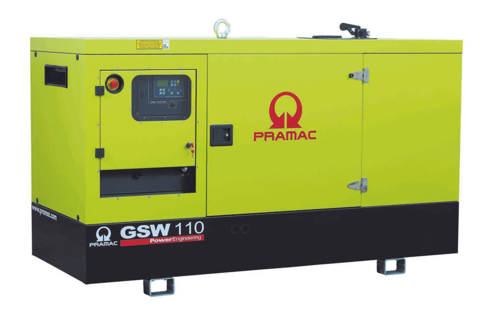 Дизельный генератор Pramac GSW110D в кожухе