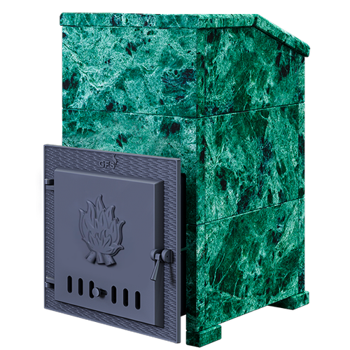 Чугунная печь для бани Комплект GFS ЗК 18 Президент 830/40 Змеевик