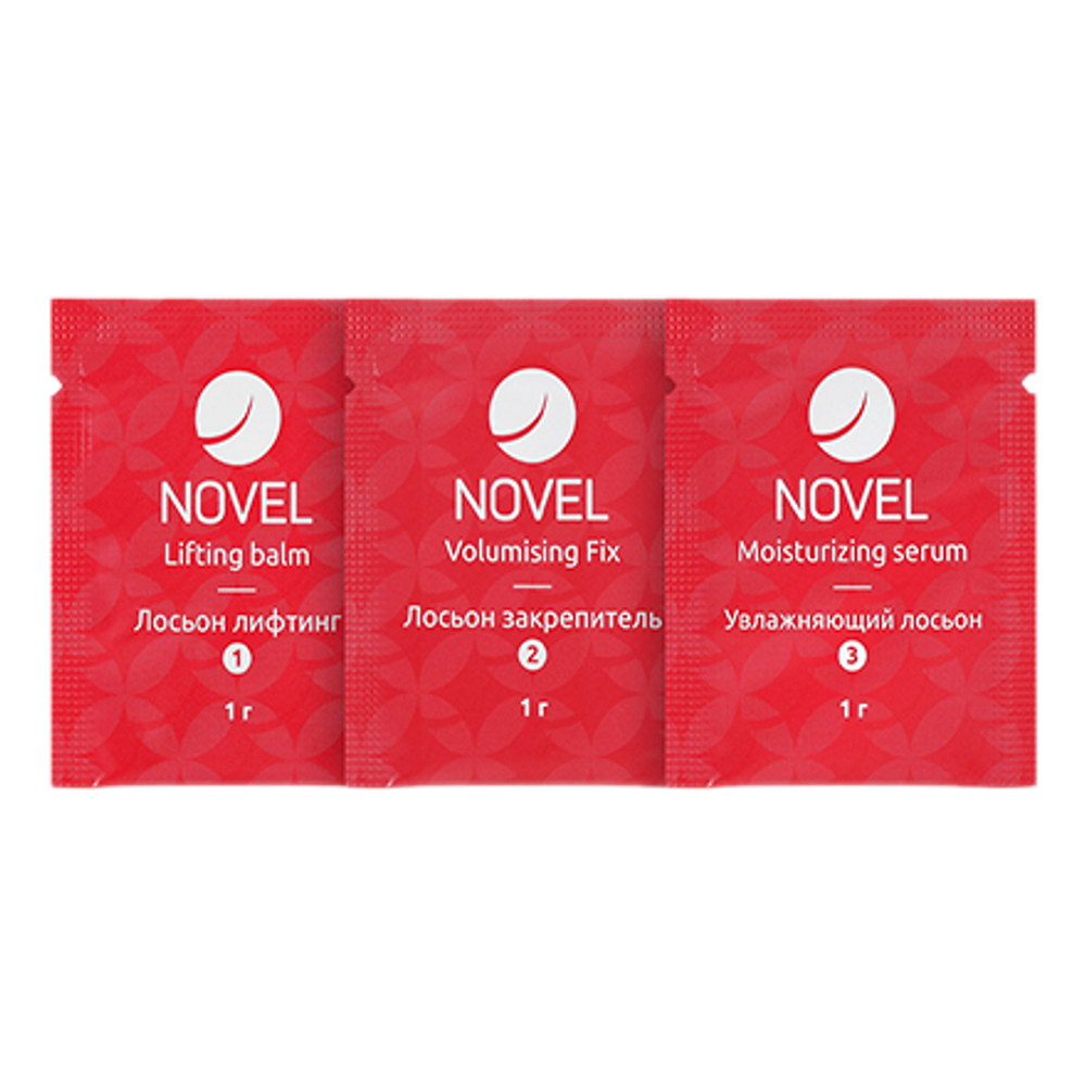 СОСТАВЫ ДЛЯ ЛАМИНИРОВАНИЯ РЕСНИЦ NOVEL, 1 мл