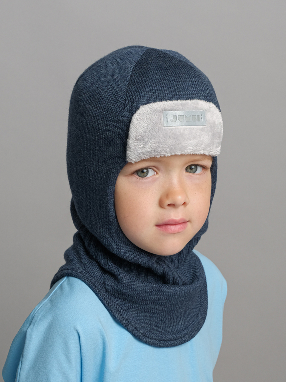 Шлем зимний вязаный (Лунный свет) ТОКИ