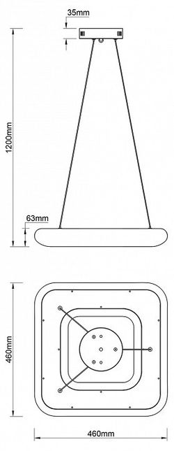 Подвесной светильник Escada Soft 10259/1LED