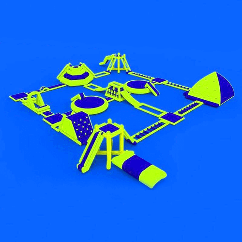 Коммерческий аквапарк на воде «Полный отрыв» 50×42×5 м