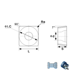 SCMT120408-SM3 VM1020 пластина для точения
