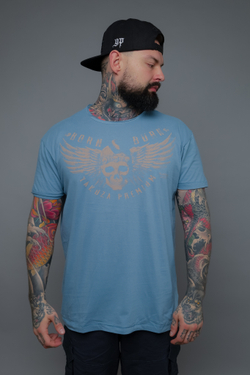 Футболка синяя Yakuza Premium 3817