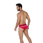 Мужские трусы брифы красные Clever CLASSIC PIPING BRIEF 062005