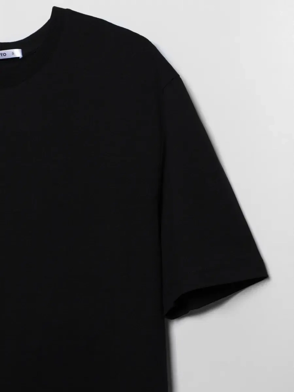 Черная мужская летняя повседневная однотонная хлопок