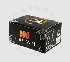 Уголь кокосовый Crown (Краун), 22x22x22, 24 куб.