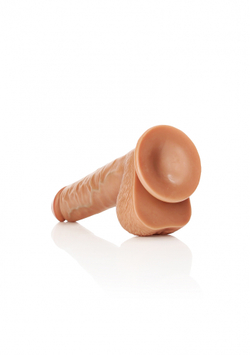 Фалоимитатор Straight Realistic Dildo Balls Suction Cup - 10''/ 25,5 cm