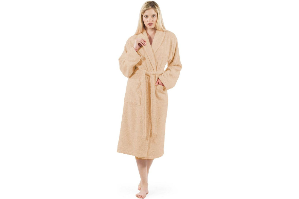 Халат махровый GoodNight 52-54 (XХL) бежевый