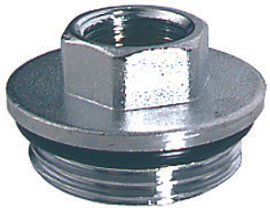 Переходник концевой FAR 1" НР x 1/2" ВР хром FK 4200 112