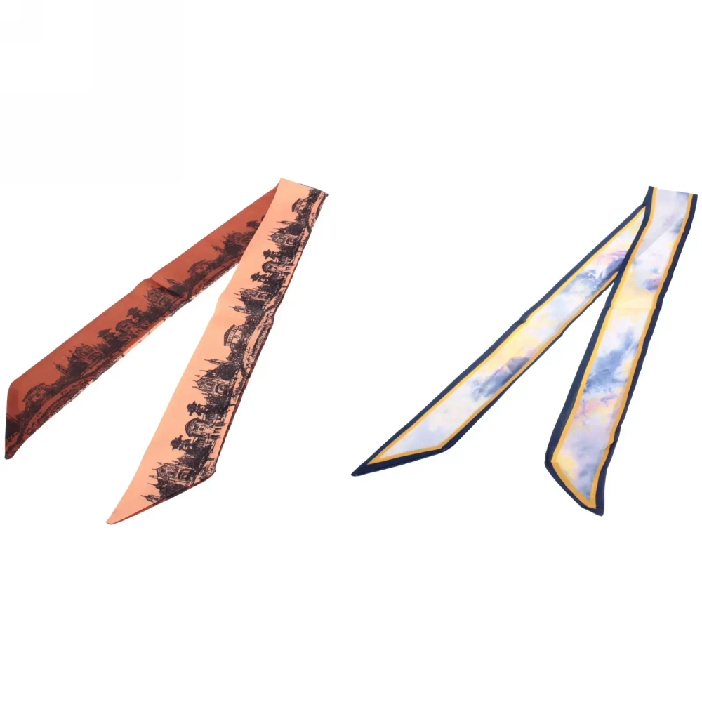 Лента для вплетения в причёску «KRASA- Амелия», микс 2 цвета, 6*90 см