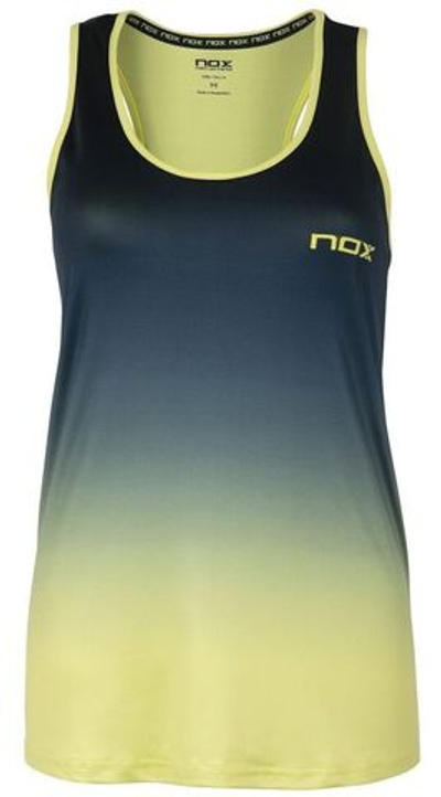 Женский топ теннисный NOX Camiseta Mujer Tirantes Pro W - azul/lima