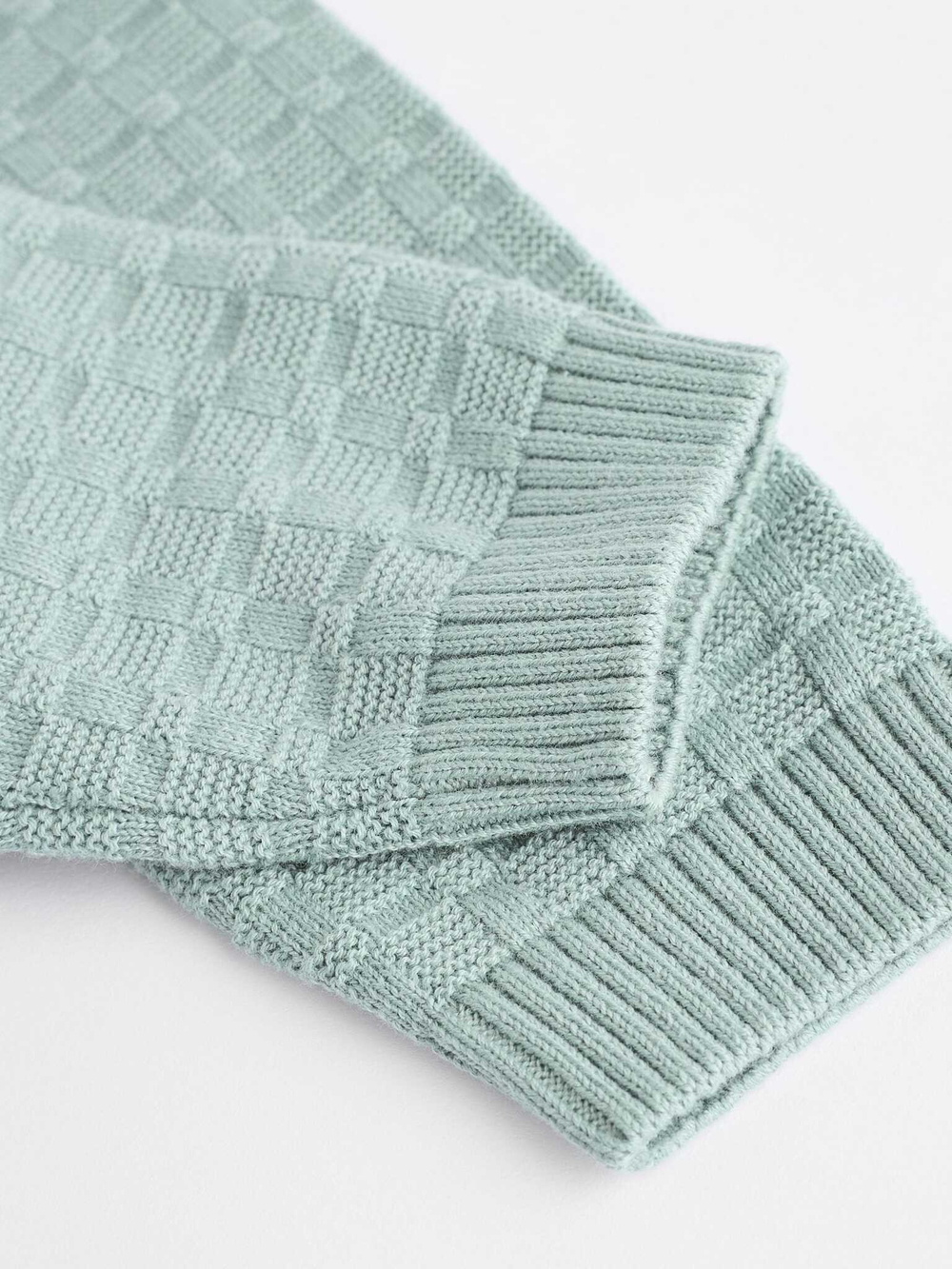 Вязаные свитер и брюки в комплекте для малышей Next Q96-770, Бирюзовый