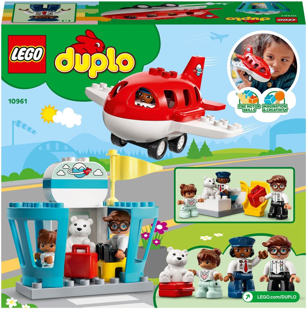 Конструктор LEGO DUPLO 10961 Самолет и аэропорт