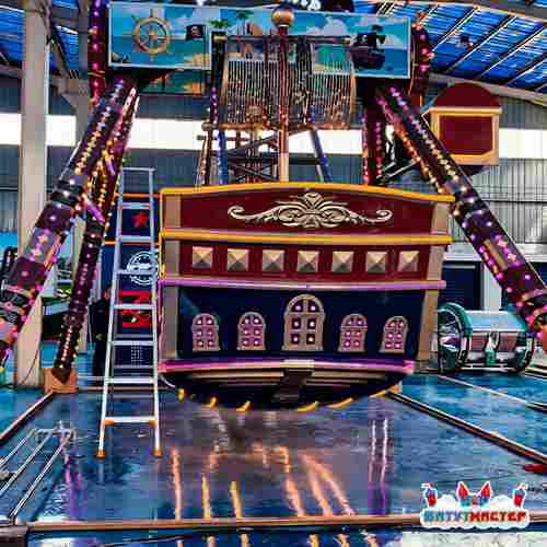 Качель корабль «Штормовой рейд», 16 мест, 7×5×4 м