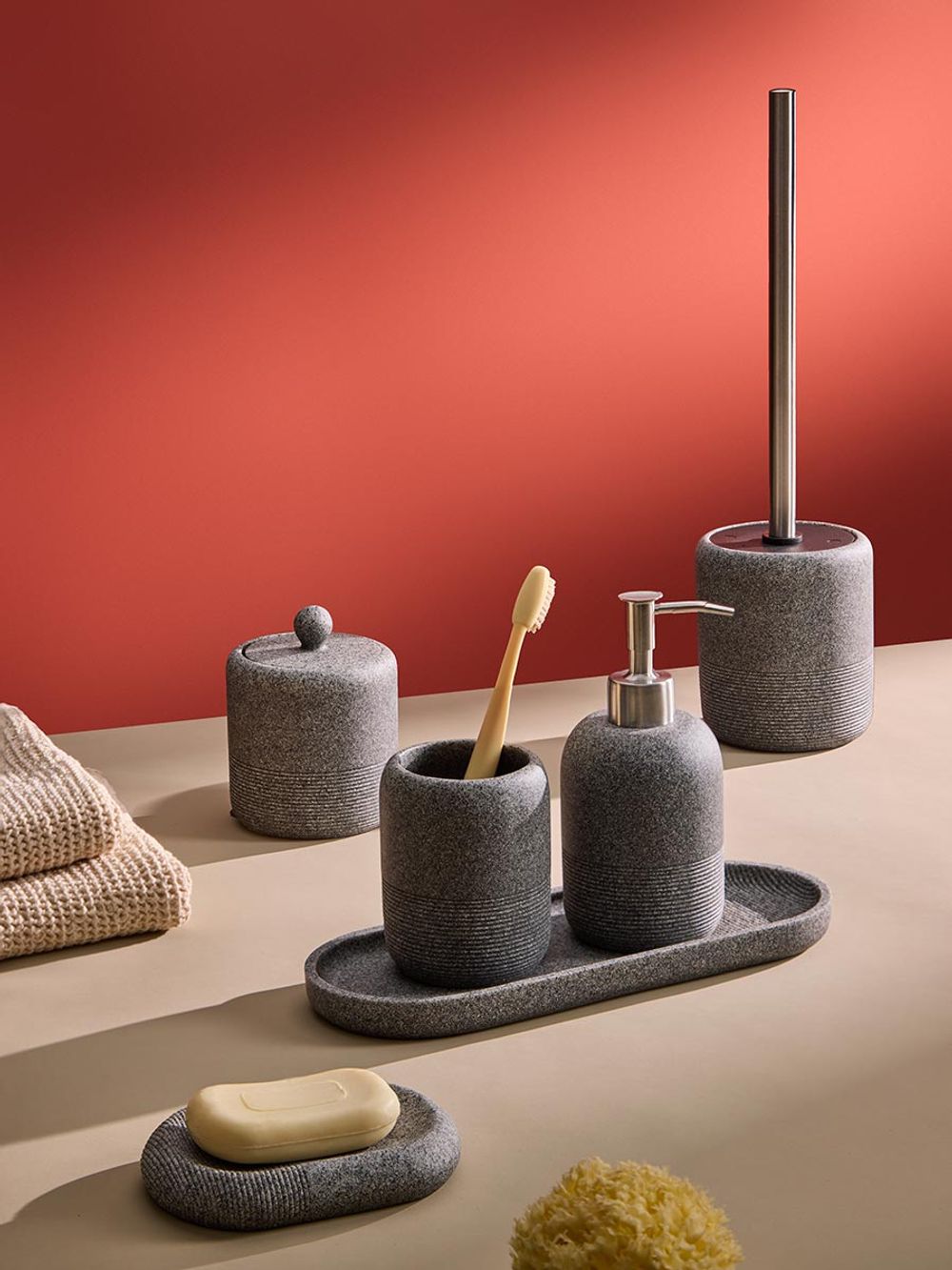 Банка для хранения Loup, 430 мл, графитовая