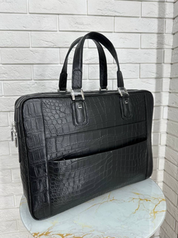 Портфель Zilli из кожи крокодила