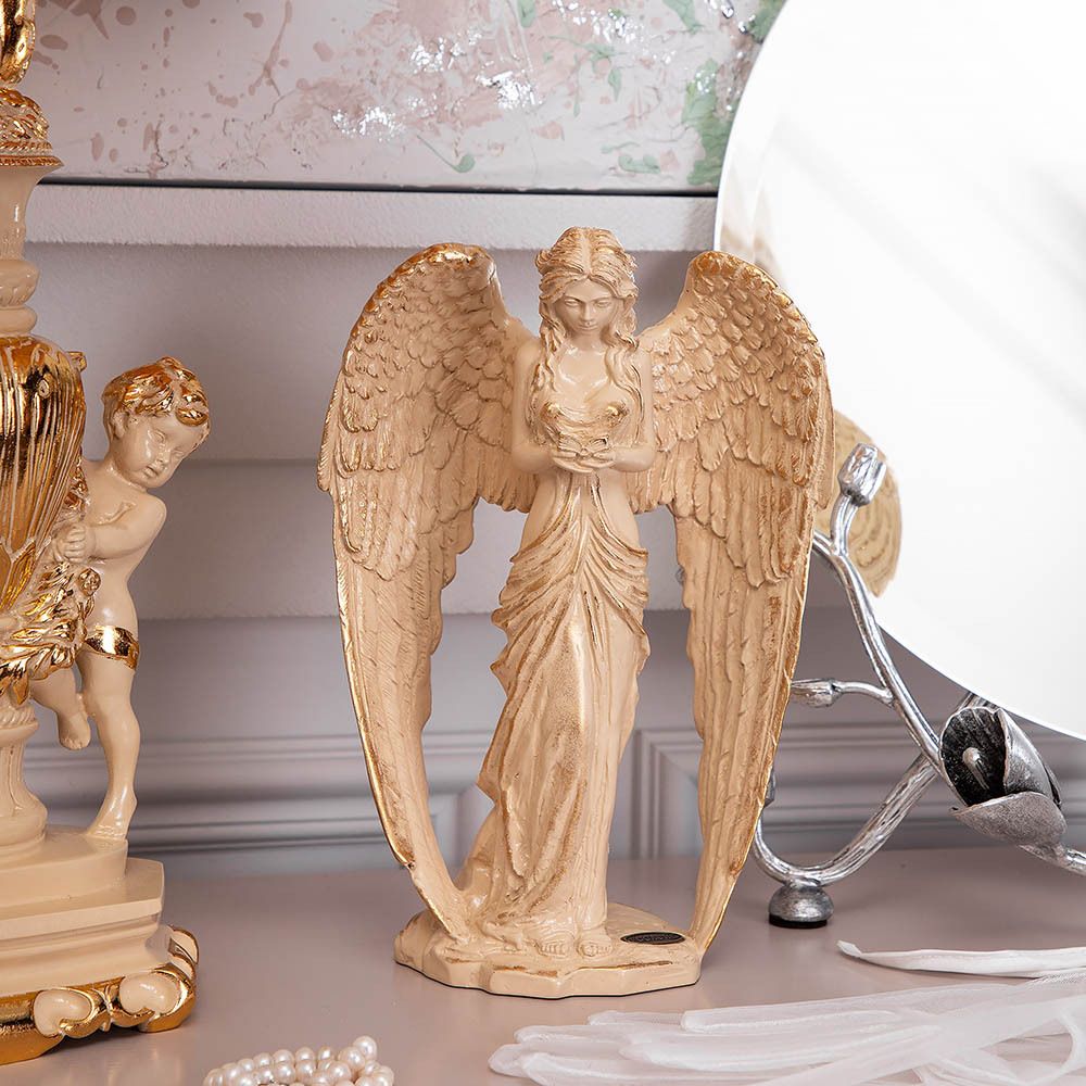 Статуэтка Девушка ангел с книгой Айвори