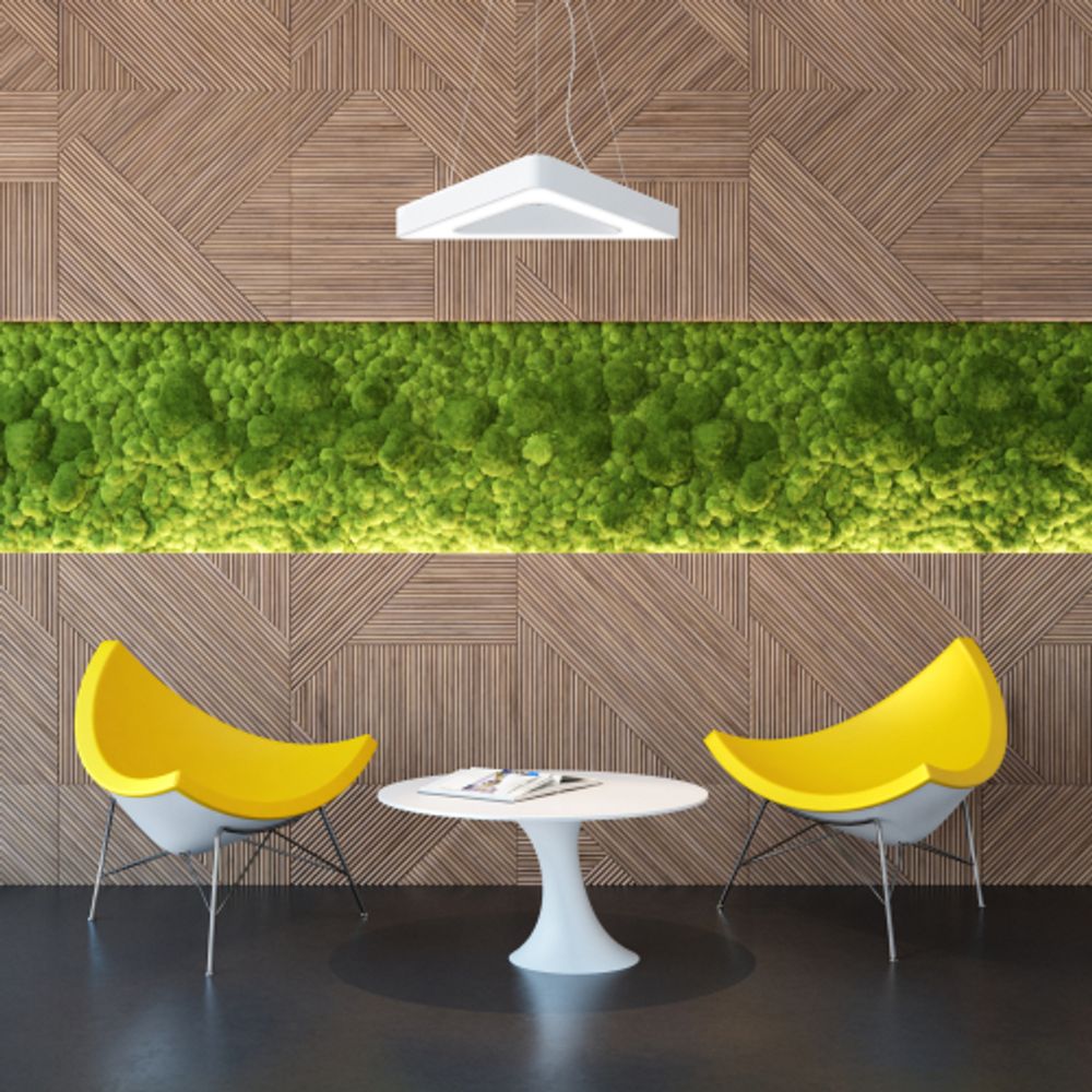 Светильник LED ЭРА Geometria SPO-154-W-40K-042 Delta 42Вт 4000К 3500Лм IP40 800*800*80 белый подвесной | Декоративные светильники Geometria