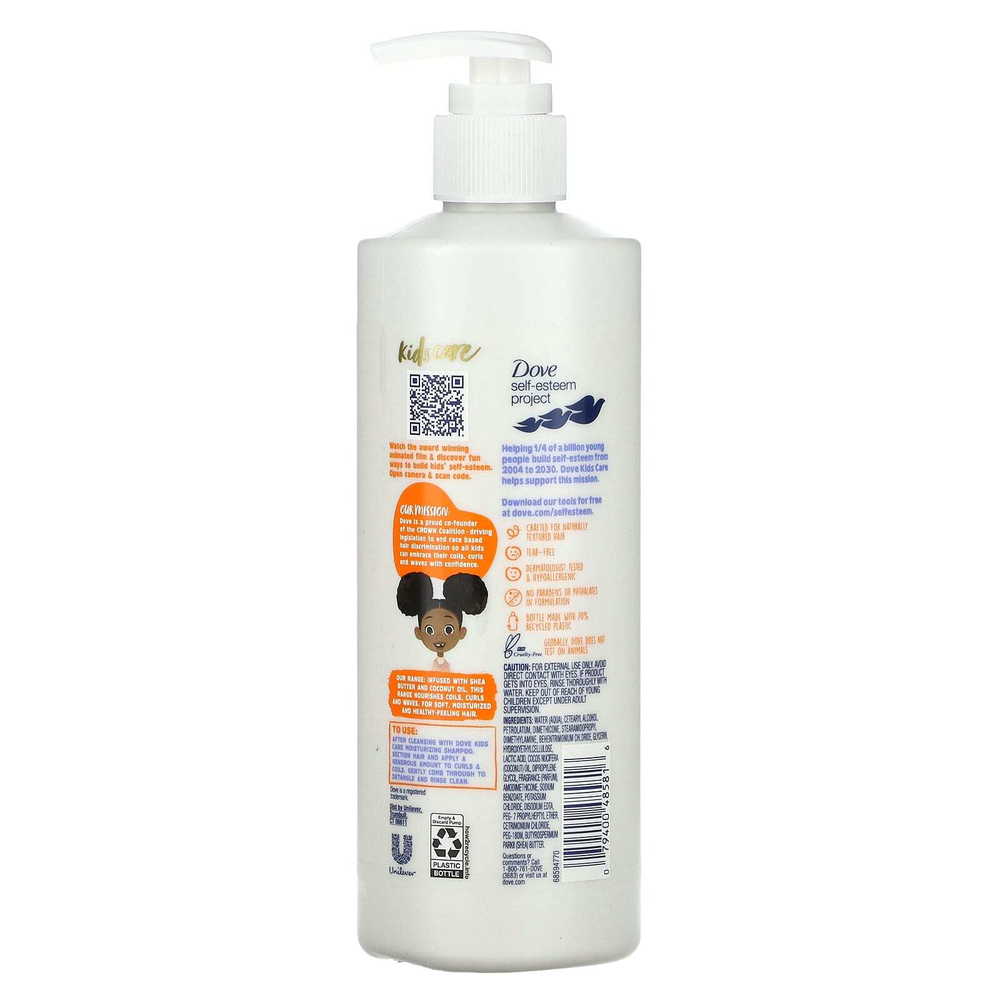 Dove, Kids Care, питательный кондиционер, для локонов, кудрей и завитков, 518 мл (17,5 жидк. унц.)