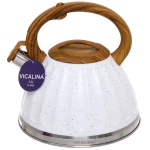 Чайник из нержавеющей стали 3,2л «Vicalina» Бисквит белый VL-0056