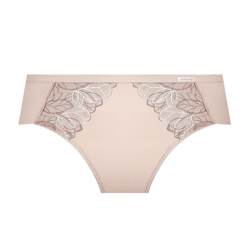 Трусики-шорты Cameron с вышивкой (Размер: M) (Цвет: кофейный)