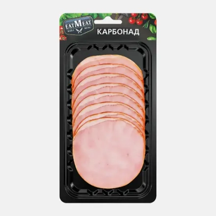 Карбонад EatMeat варено-копченый нарезка 100г