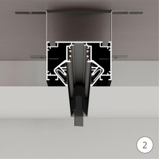 A473206 МАГНИТНЫЙ ШИНОПРОВОД LINEA ДЛЯ МОНТАЖА В НАТЯЖНОЙ ПОТОЛОК