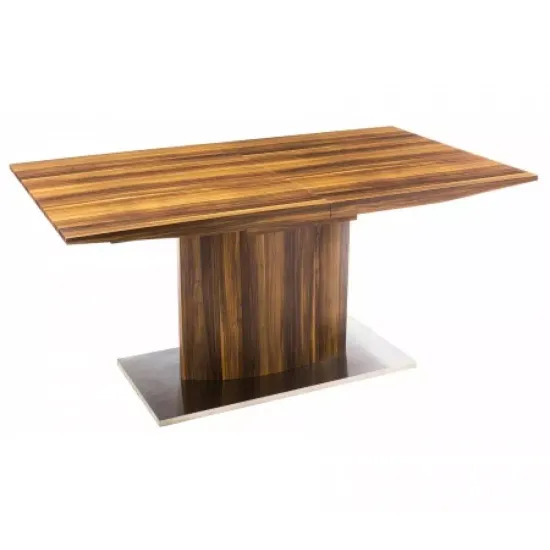 стол DUPEN DT-02 цвет орех раздвижной 160-200