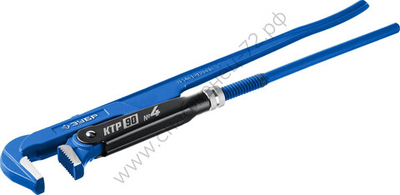 ЗУБР КТР-90, №4, 3″, 670 мм, Трубный ключ с прямыми губками, Профессионал (27335-4)