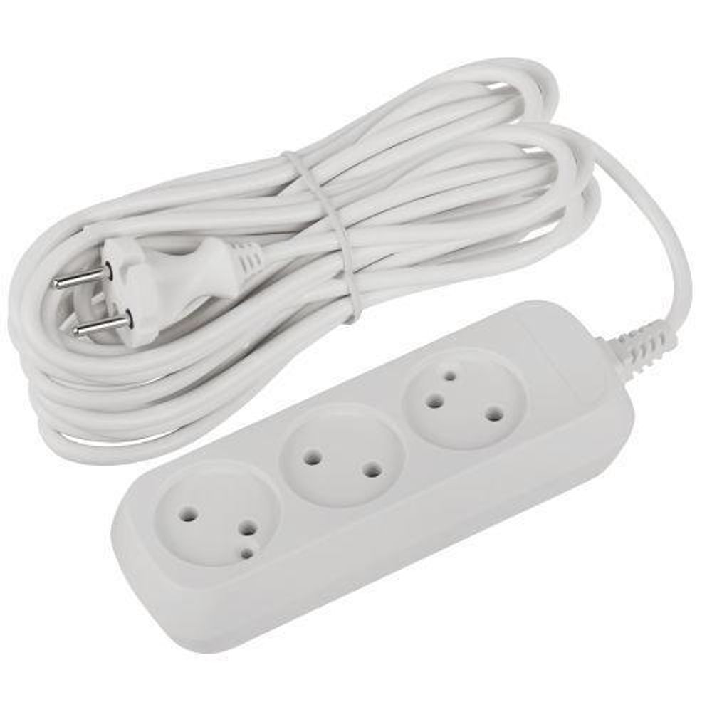 Удлинитель 3х10м без заземл. ПВС 2х1 UDL-10-3100 Greenline Эра Б0065024