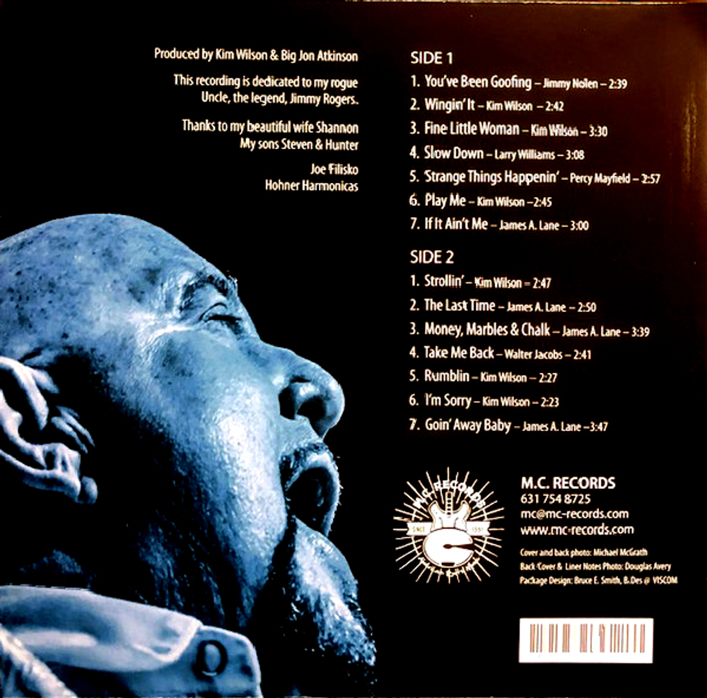 Kim Wilson / Take Me Back! (The Bigtone Sessions)(LP)