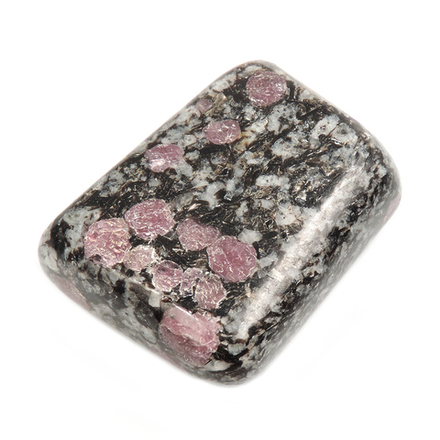 Галтовка корунд (рубин) в породе (Карелия) асс.