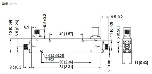 LFT-10400-16K-30W, Направленный ответвитель, 2.92 Female, 16dB