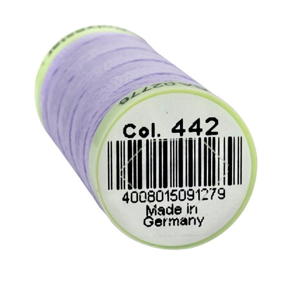 Нитки отделочные Gutermann Top Stitch 30 (30 метров), 5 кат. | 442 бело-лавандовый