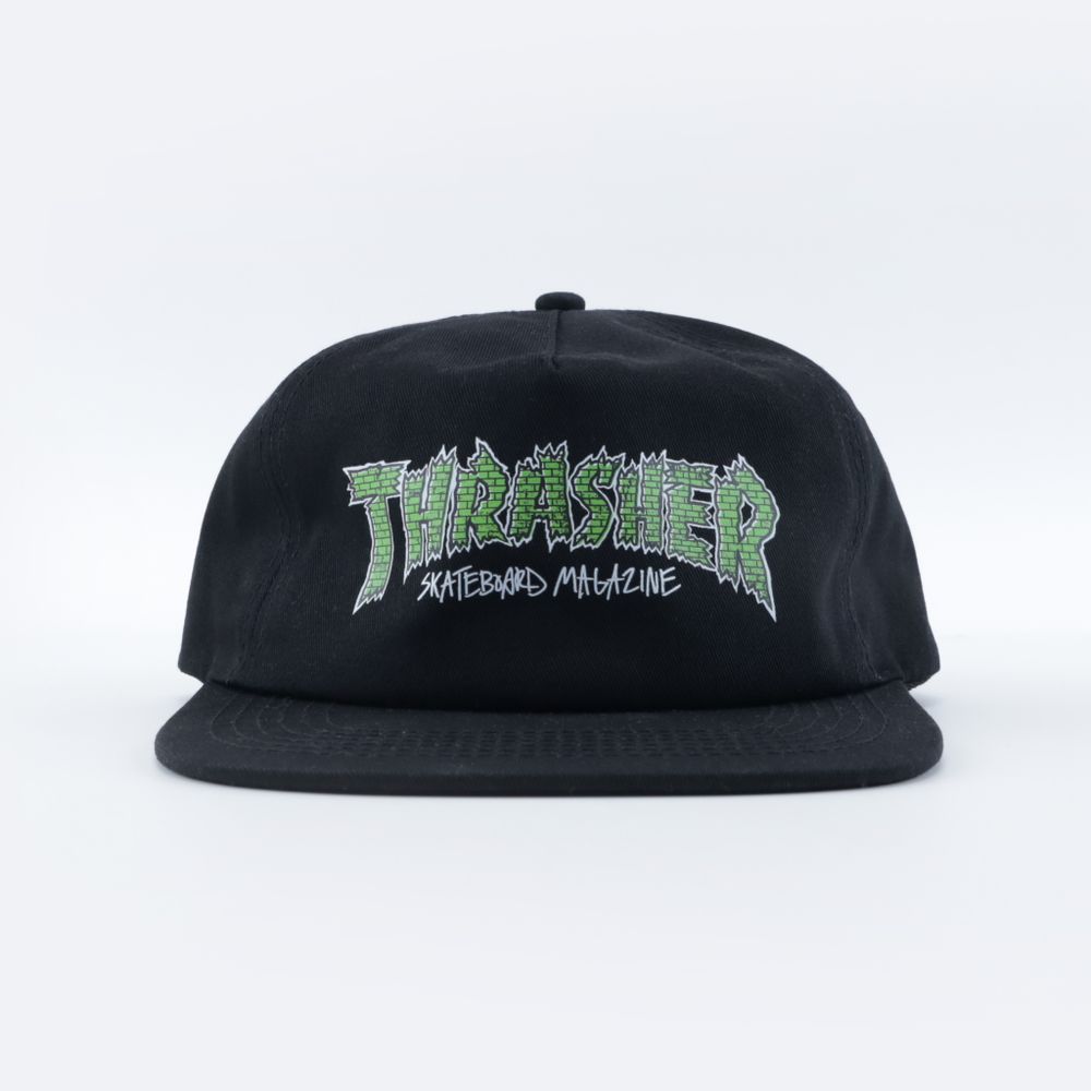 Кепка Thrasher Brick Snapback (black)