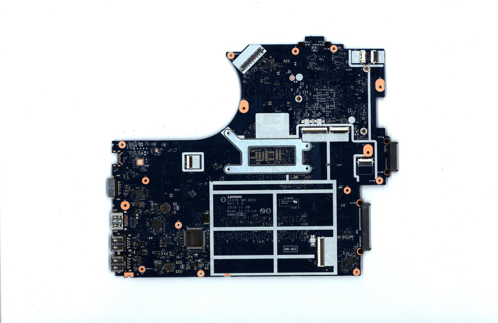 Материнская плата для ноутбука Lenovo ThinkPad E570 NM-A831 Intel core i3-7100U NOK TPM(HW) UMA (01EP388), оригинал