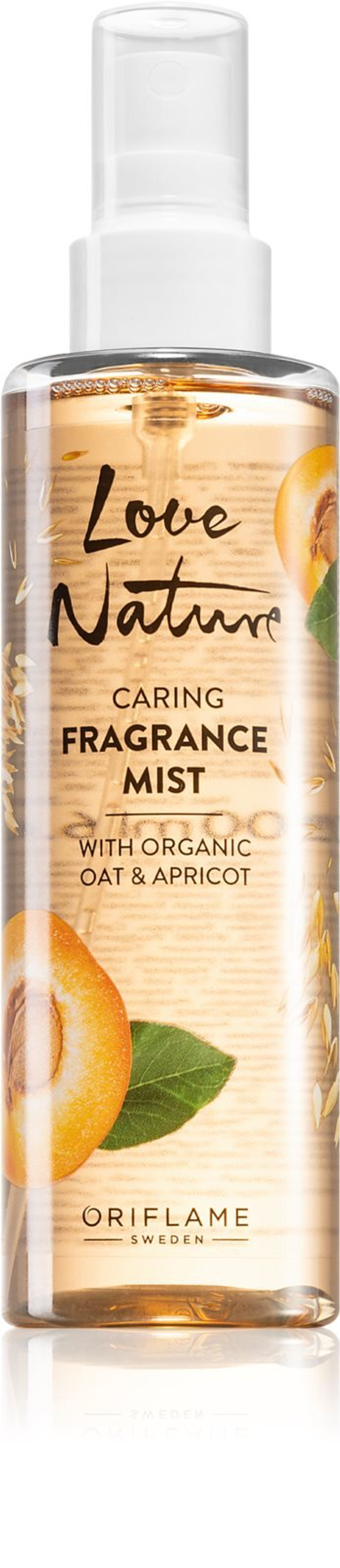 Oriflame Love Nature Organic Oat & Apricot - освежающий спрей для тела /   200  ml  / GTIN 2800016261673