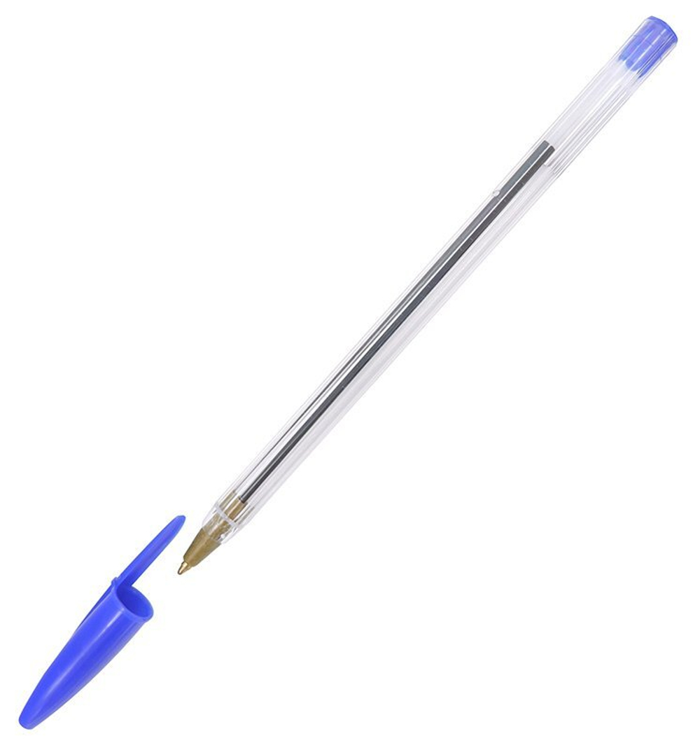 Ручка шариковая Workmate 934, 0,8 мм, синяя, с штрих-кодом на корпусе, 50 штук